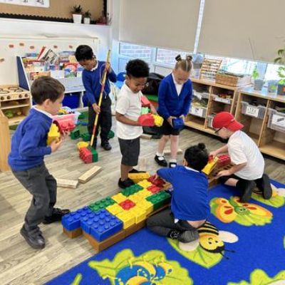 I'll huff and I'll puff...3 Little Pigs in Reception